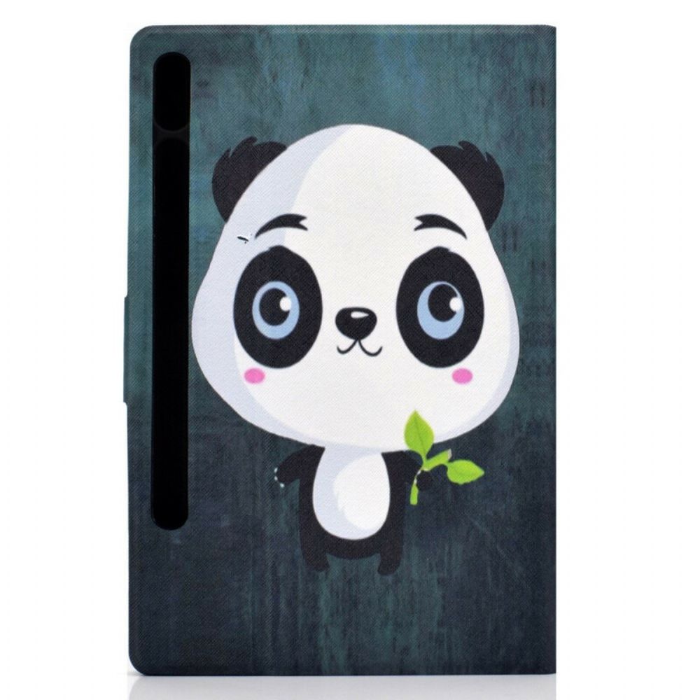 Flip Case Für Samsung Galaxy Tab S7 / Tab S8 Baby-panda