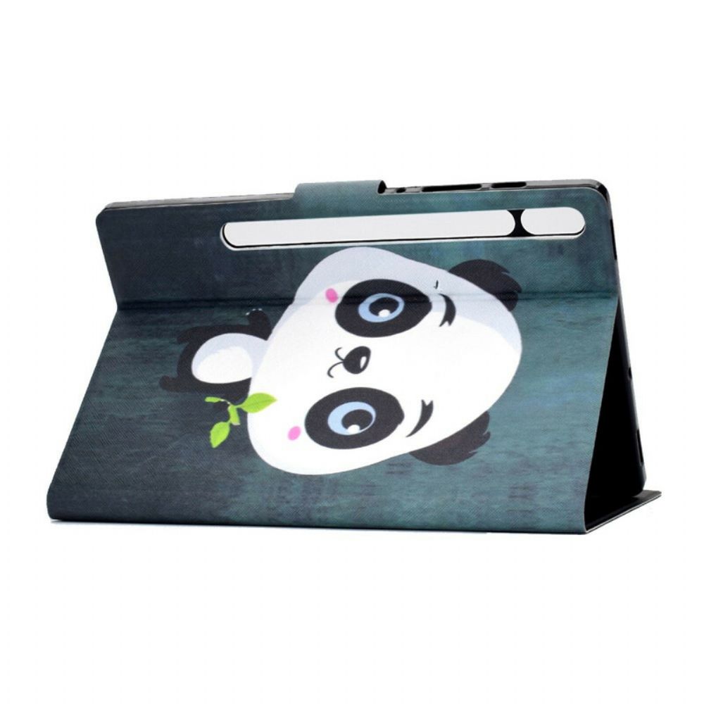 Flip Case Für Samsung Galaxy Tab S7 / Tab S8 Baby-panda