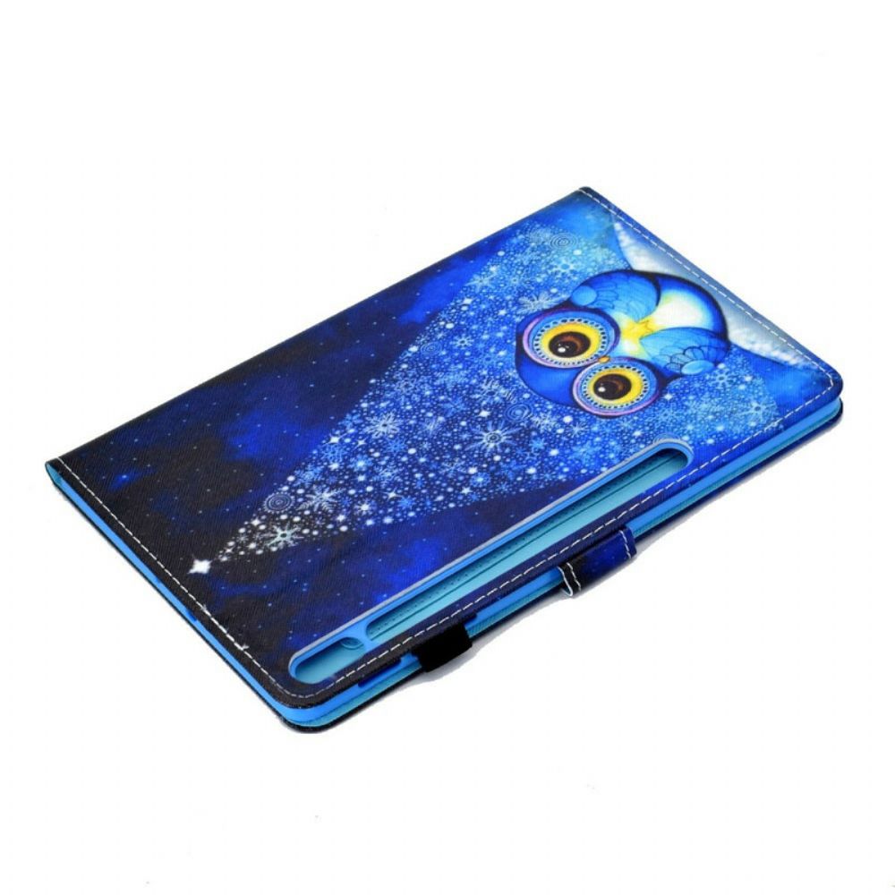 Flip Case Für Samsung Galaxy Tab S7 / Tab S8 Eule