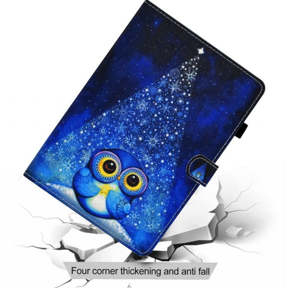 Flip Case Für Samsung Galaxy Tab S7 / Tab S8 Eule