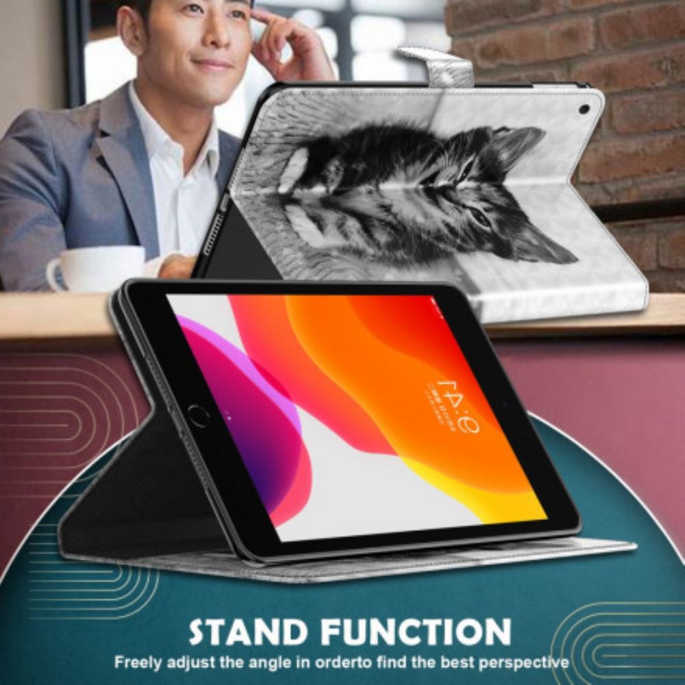 Flip Case Für Samsung Galaxy Tab S7 / Tab S8 Kätzchen