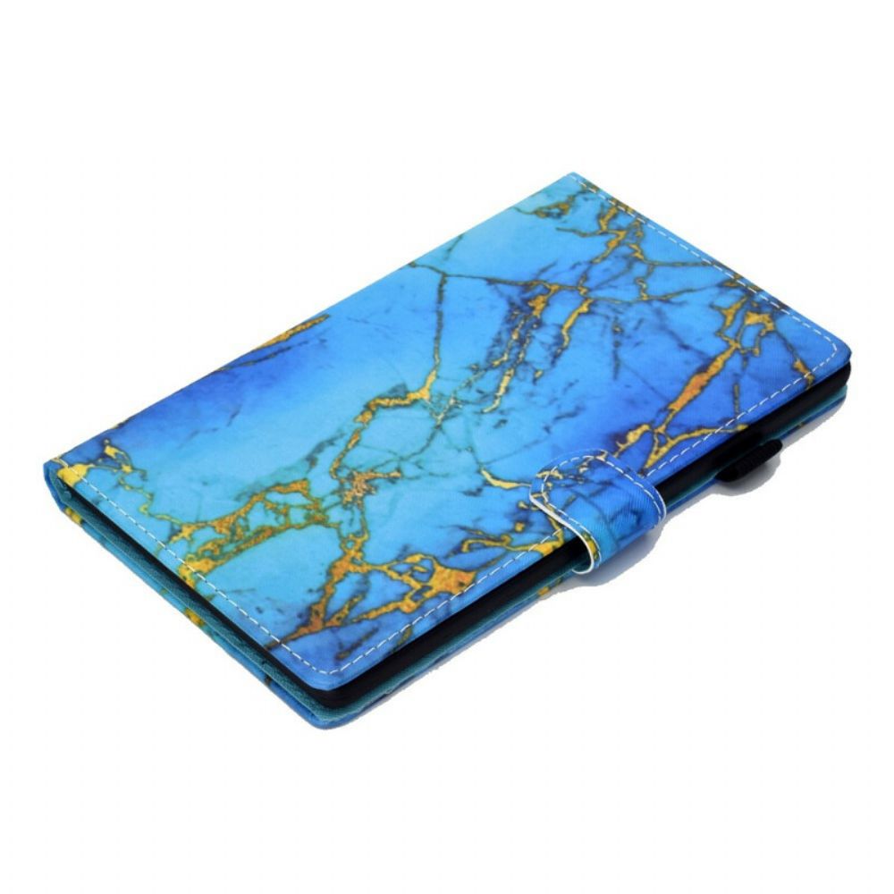 Flip Case Für Samsung Galaxy Tab S7 / Tab S8 Marmor-stil