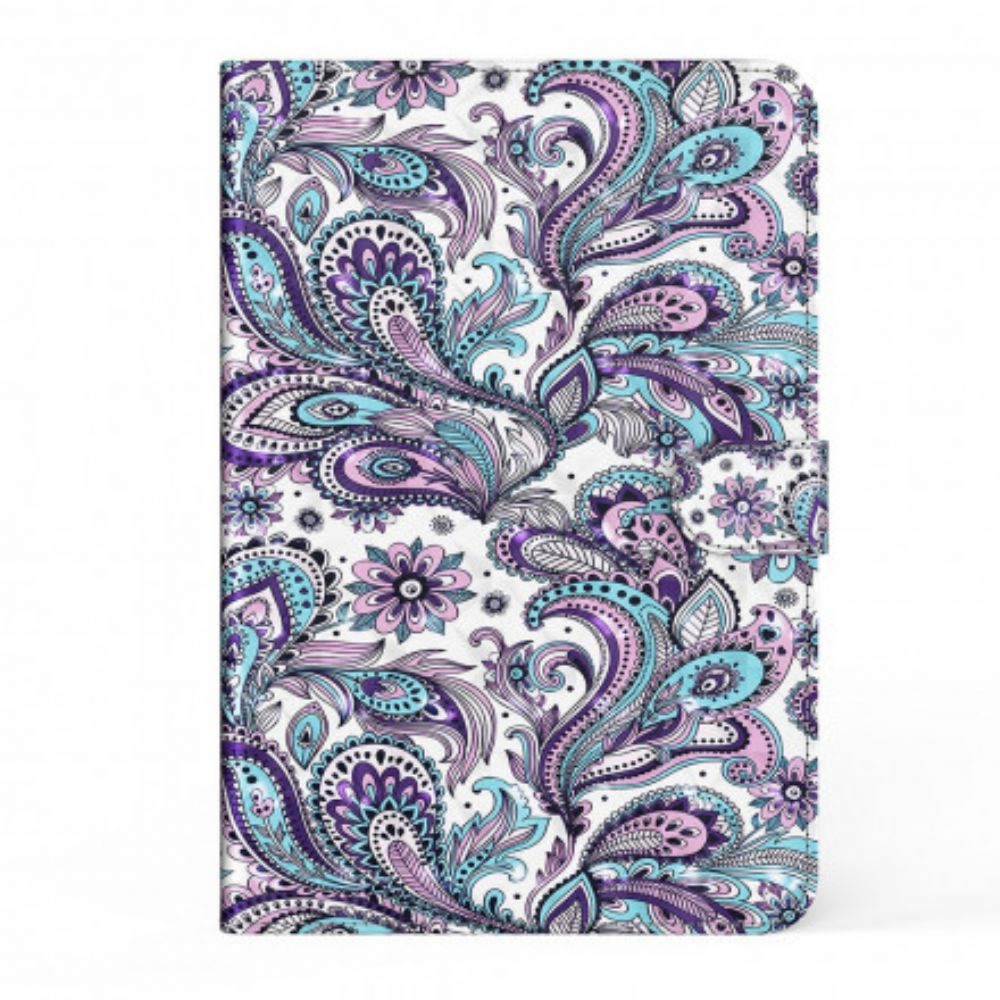 Flip Case Für Samsung Galaxy Tab S7 / Tab S8 Paisley-muster