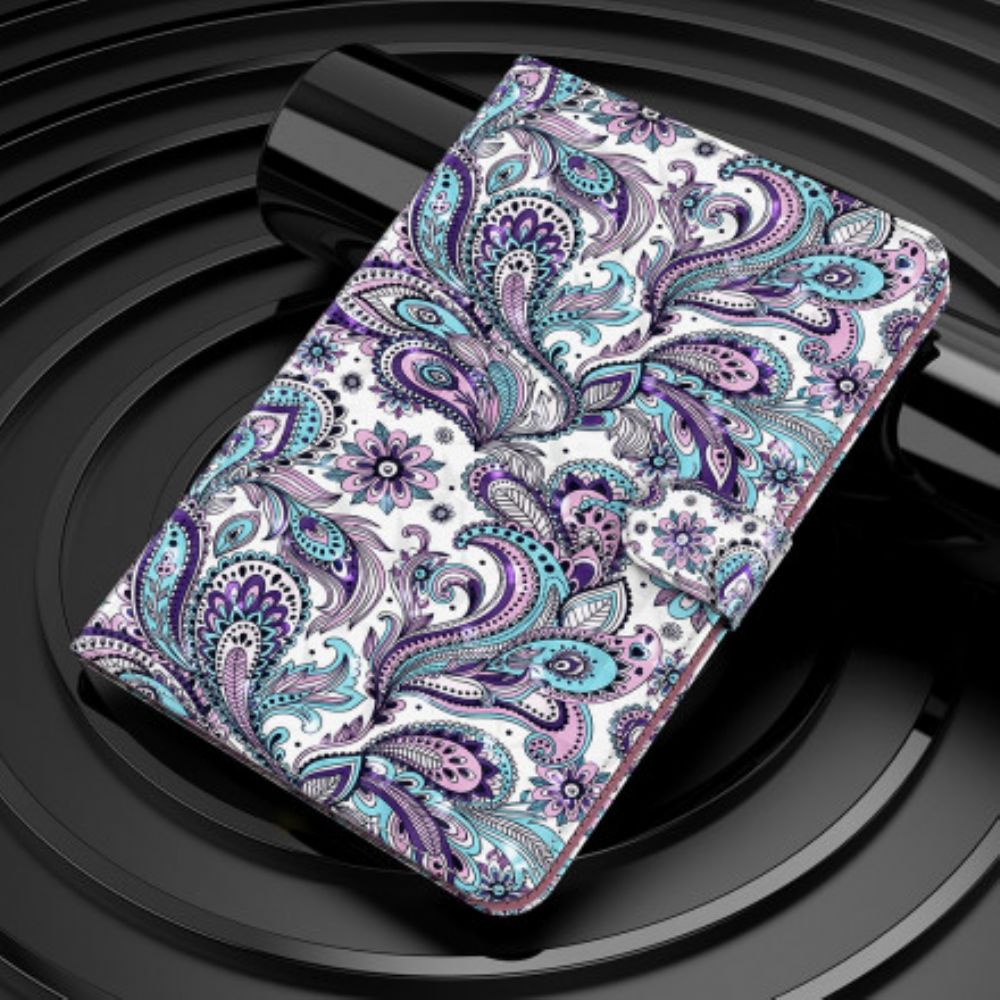 Flip Case Für Samsung Galaxy Tab S7 / Tab S8 Paisley-muster