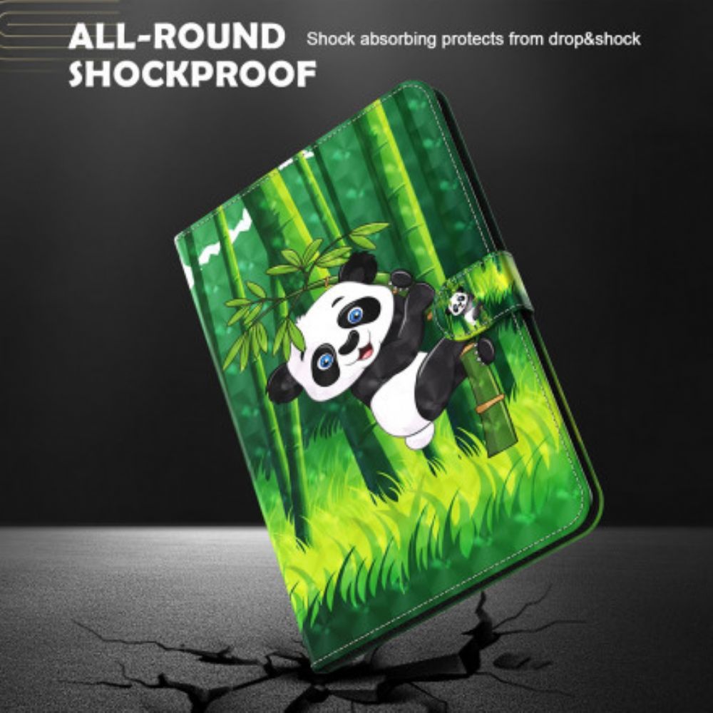 Flip Case Für Samsung Galaxy Tab S7 / Tab S8 Panda