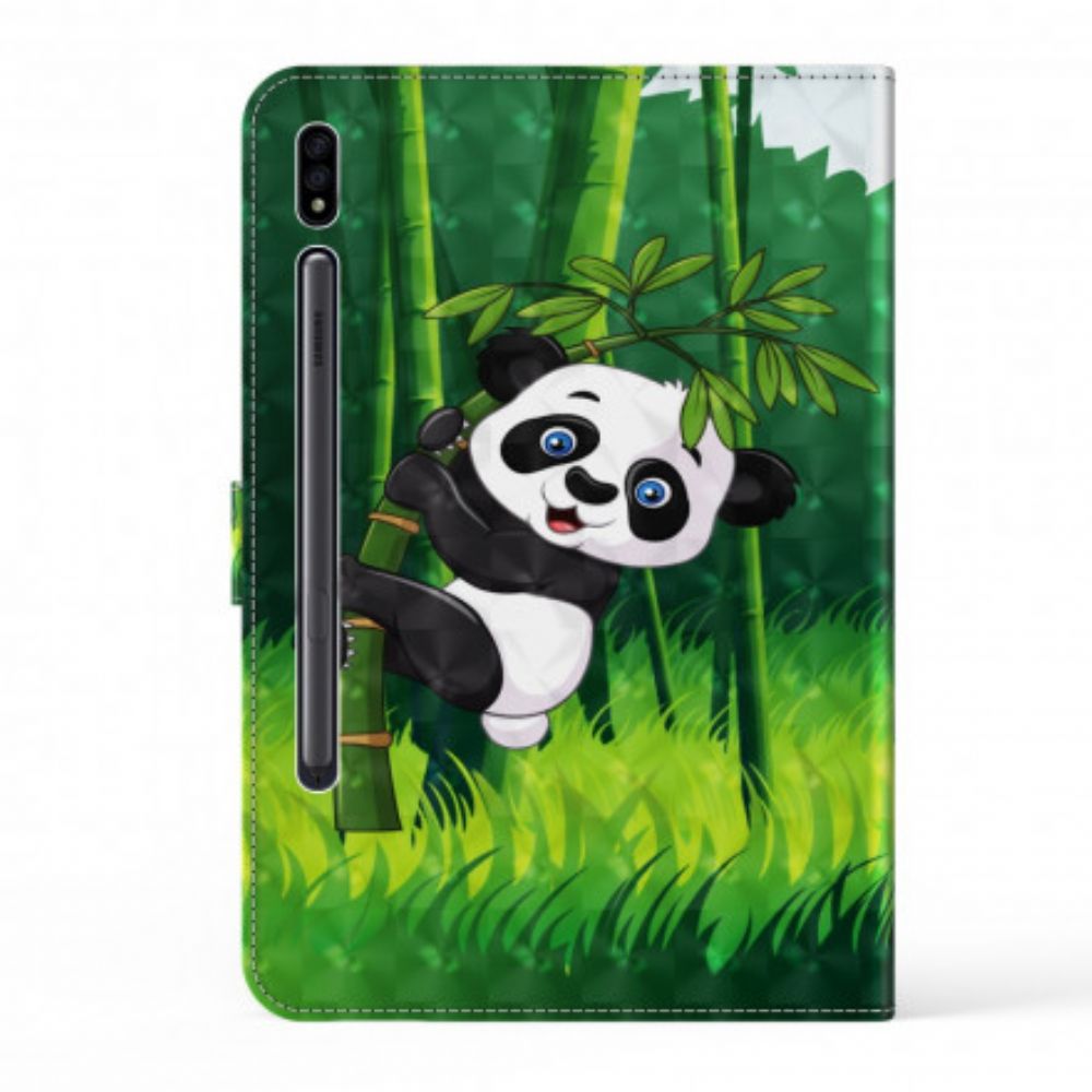 Flip Case Für Samsung Galaxy Tab S7 / Tab S8 Panda