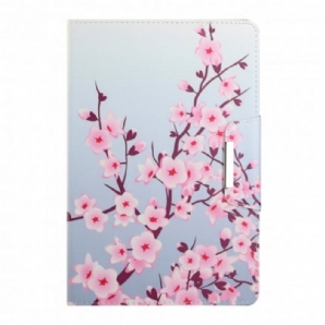 Flip Case Für Samsung Galaxy Tab S7 / Tab S8 Sakura