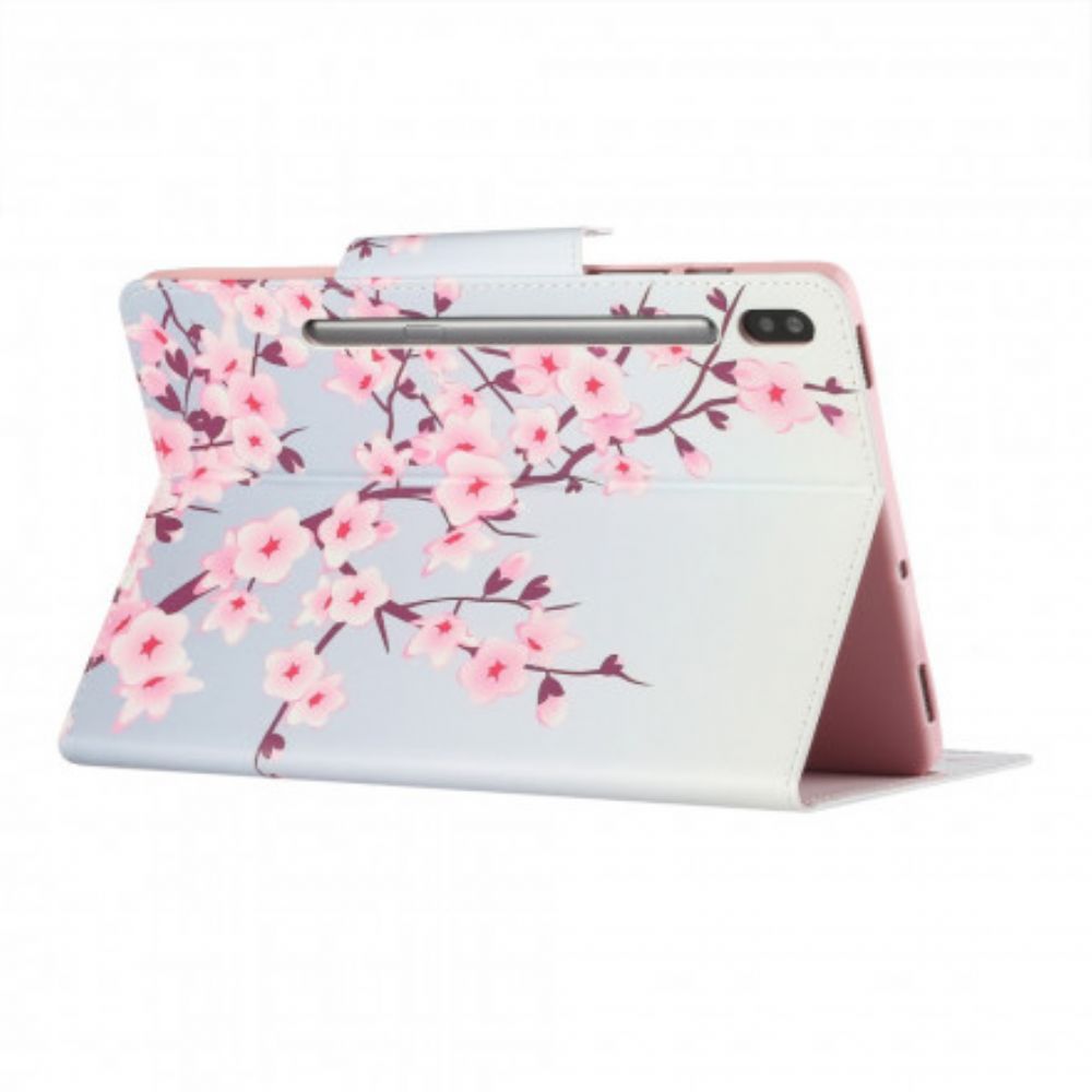 Flip Case Für Samsung Galaxy Tab S7 / Tab S8 Sakura