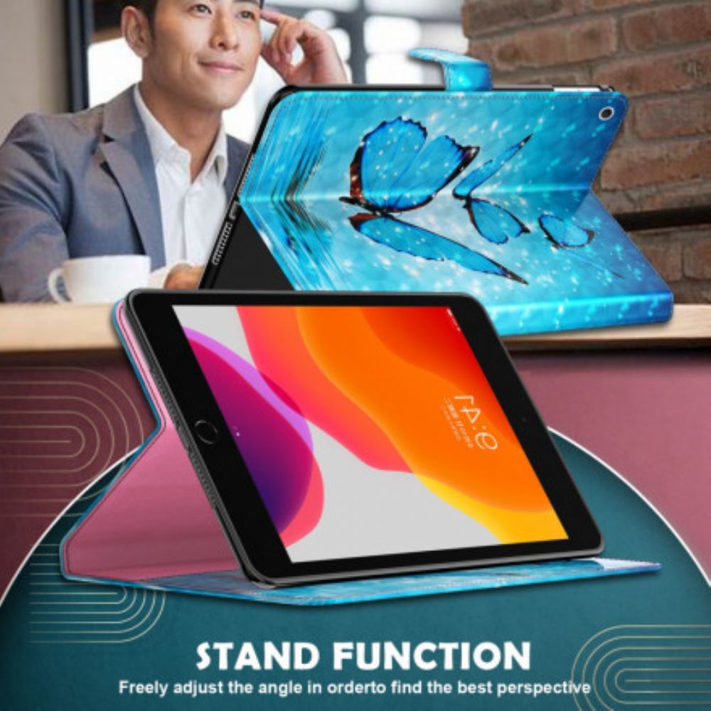 Flip Case Für Samsung Galaxy Tab S7 / Tab S8 Schmetterlinge