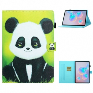 Flip Case Für Samsung Galaxy Tab S7 / Tab S8 Süßer Panda