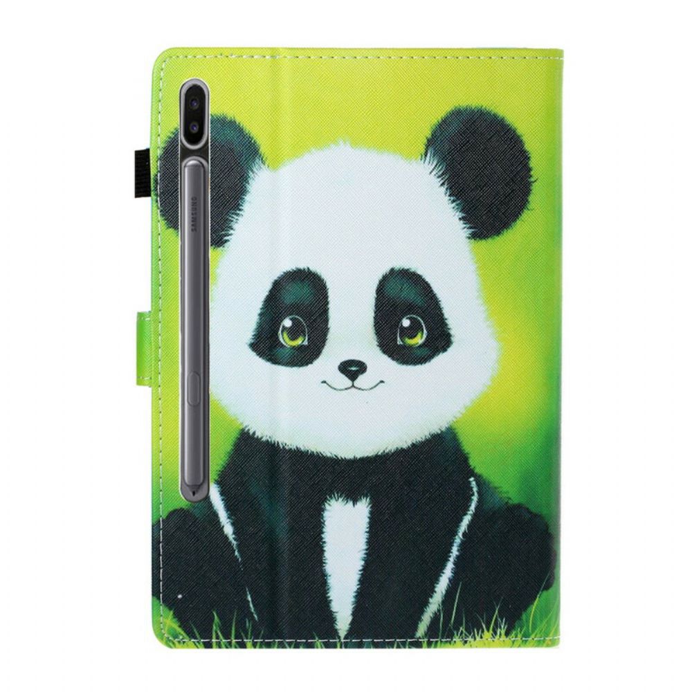 Flip Case Für Samsung Galaxy Tab S7 / Tab S8 Süßer Panda