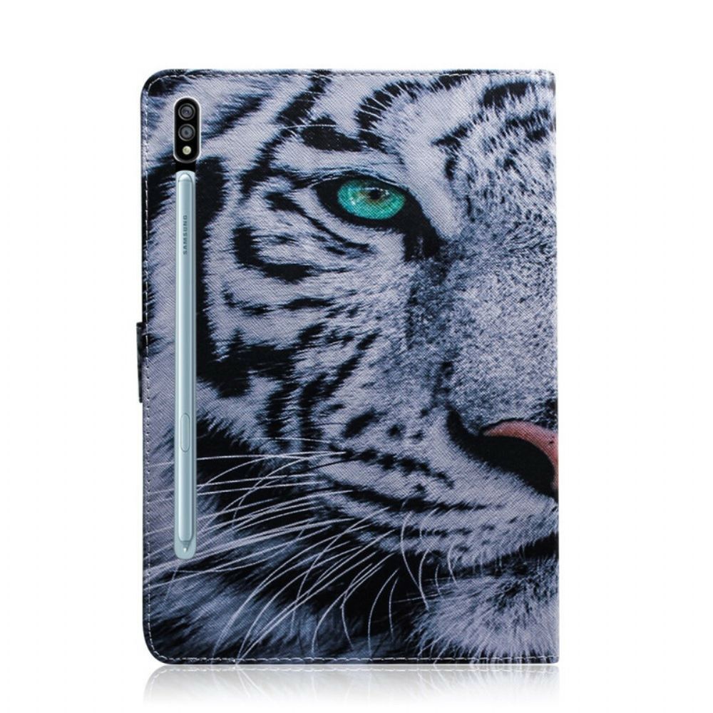 Flip Case Für Samsung Galaxy Tab S7 / Tab S8 Tigerkopf