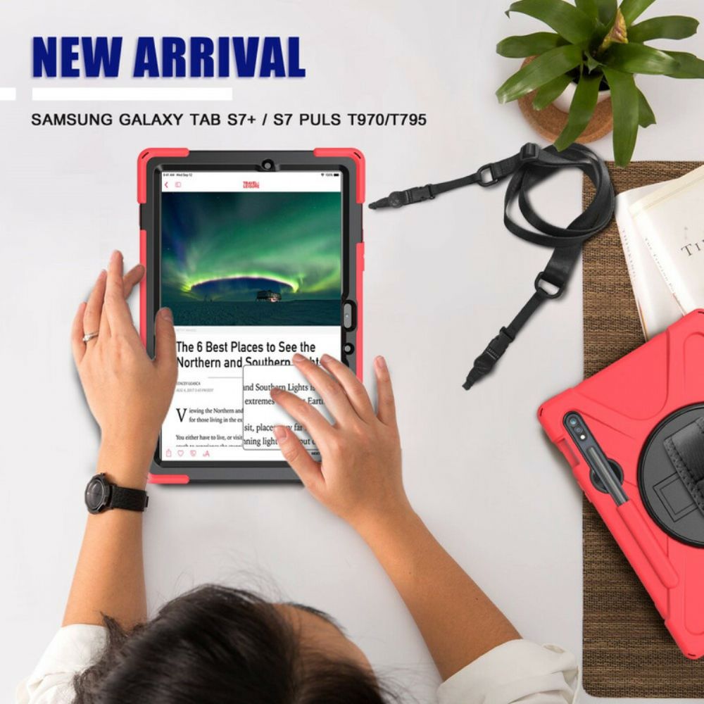 Hülle Für Samsung Galaxy Tab S7 / Tab S8 Multifunktional