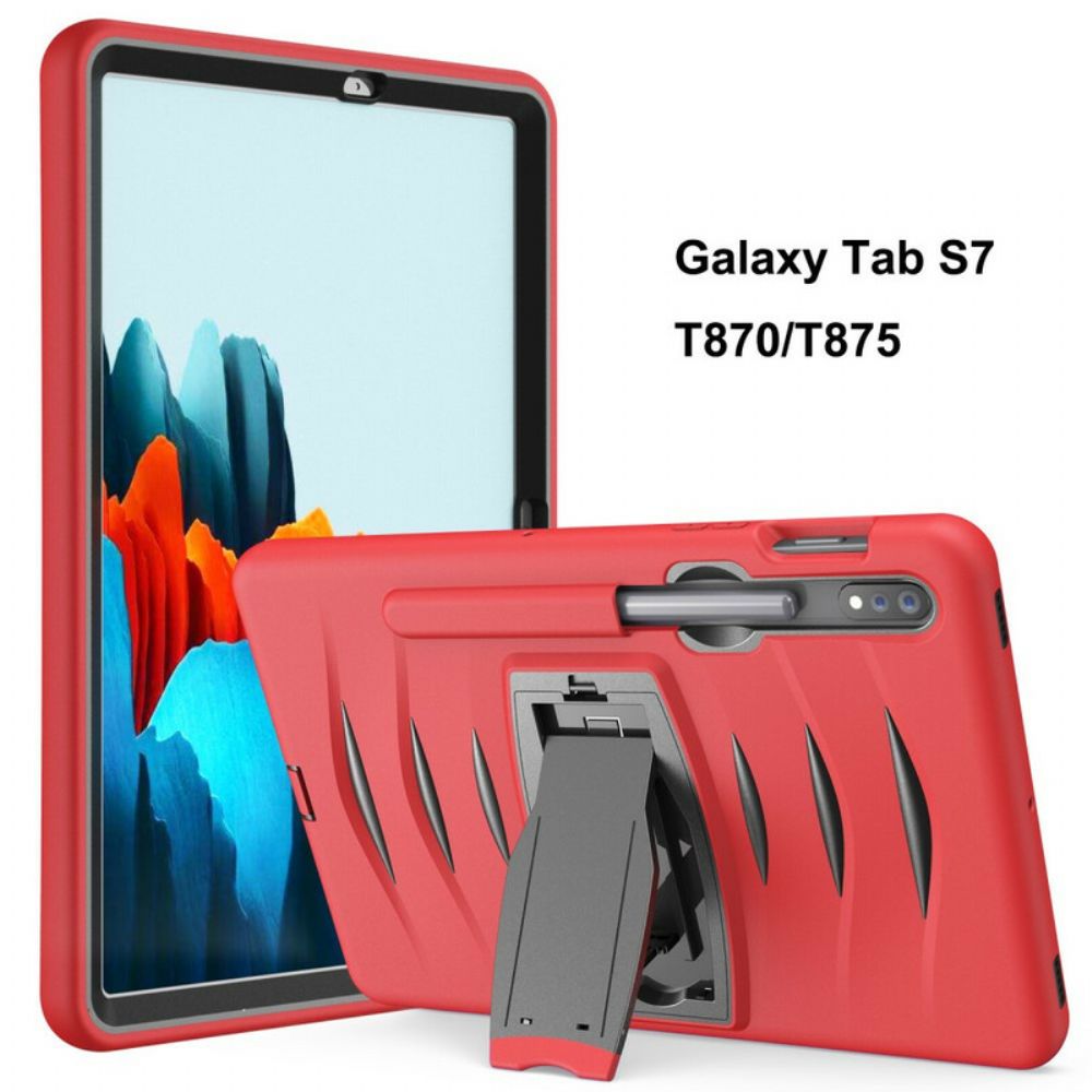 Hülle Für Samsung Galaxy Tab S7 / Tab S8 Schutzhülle Stoßfängerschutz Mit Halterung