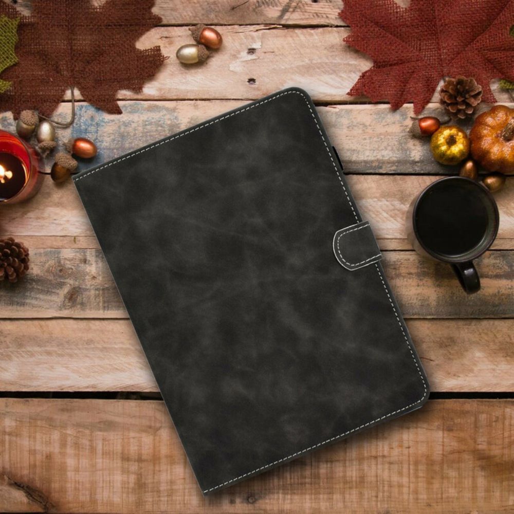 Lederhüllen Für Samsung Galaxy Tab S7 / Tab S8 Lederoptik Im Vintage-design