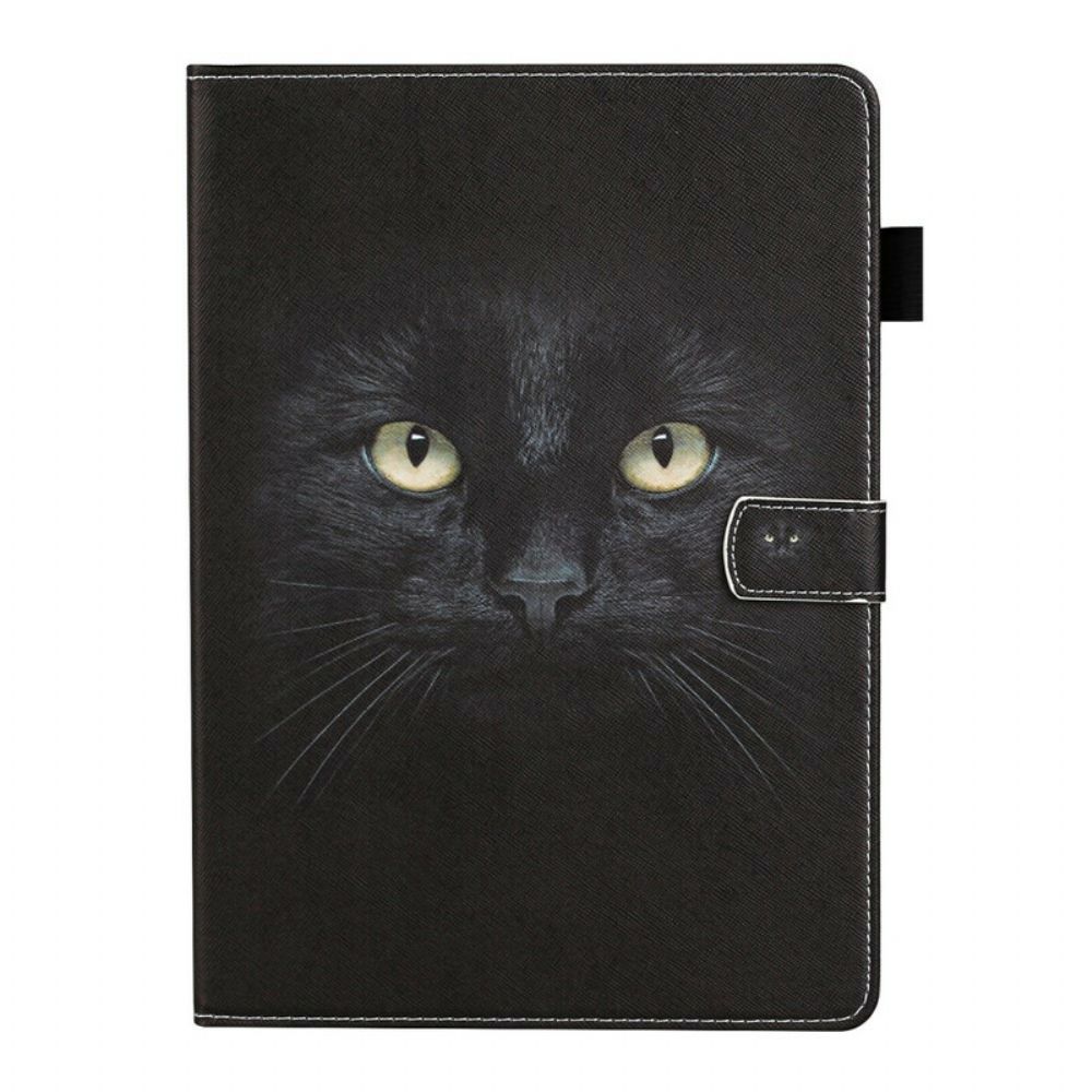 Lederhüllen Für Samsung Galaxy Tab S7 / Tab S8 Schwarze Katze