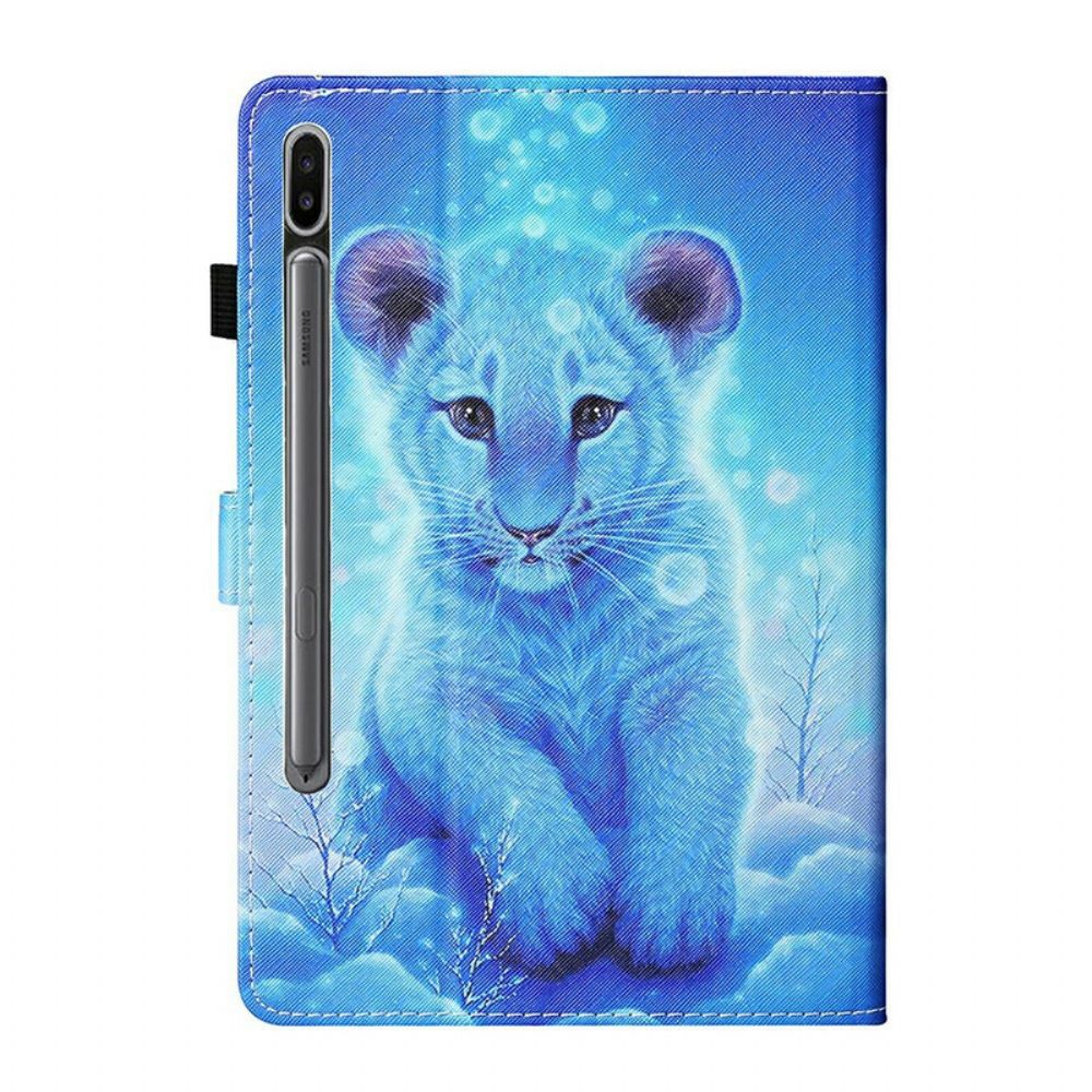 Lederhüllen Für Samsung Galaxy Tab S7 / Tab S8 Tigerbaby