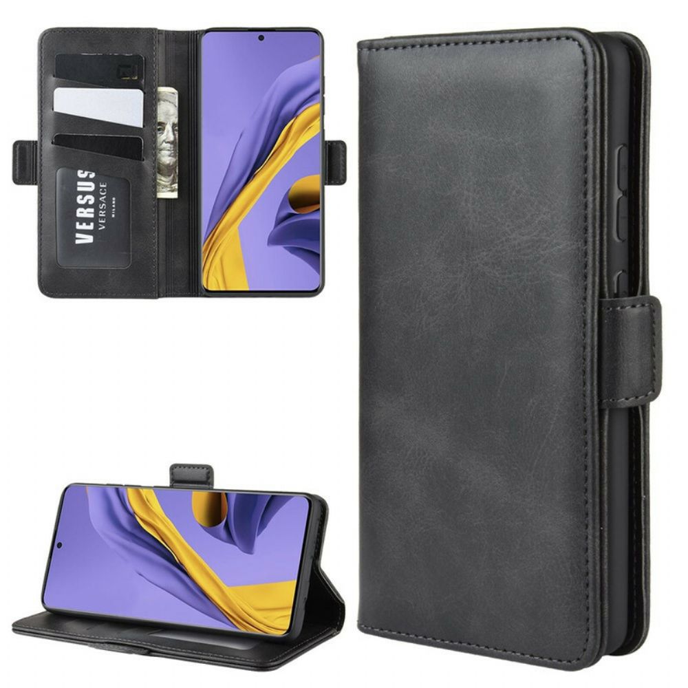 Flip Case Für Samsung Galaxy A51 Flip Case Doppelklappe