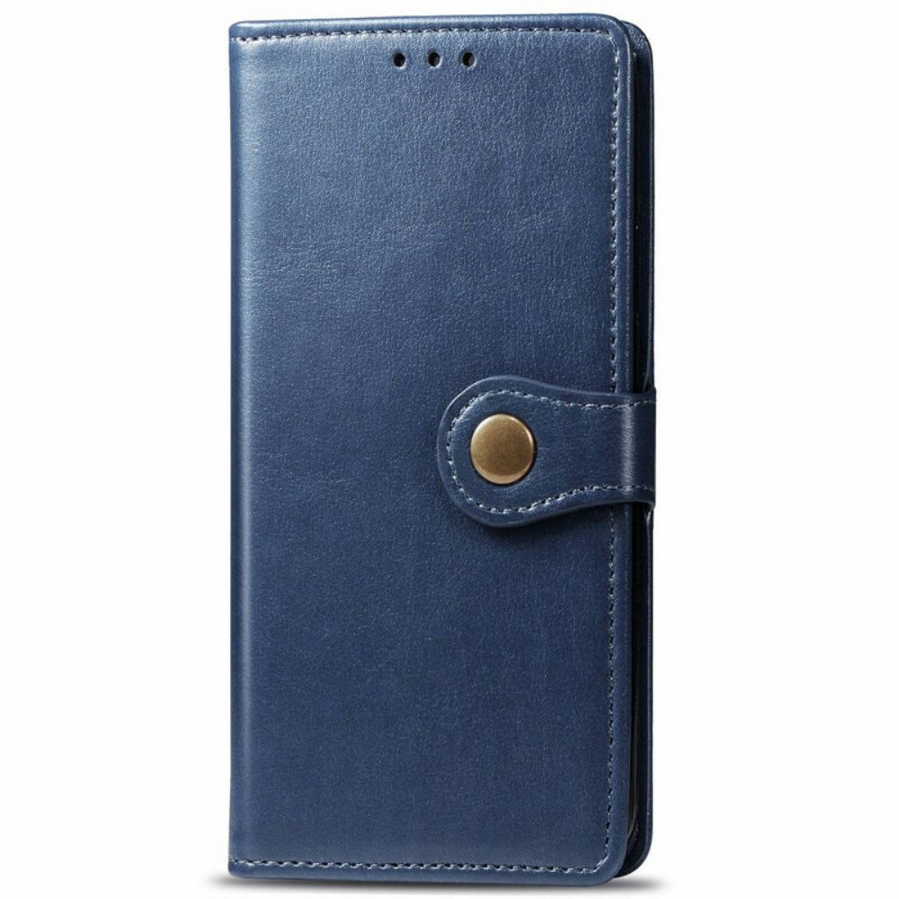 Flip Case Für Samsung Galaxy A51 Kunstleder Und Vintage-verschluss