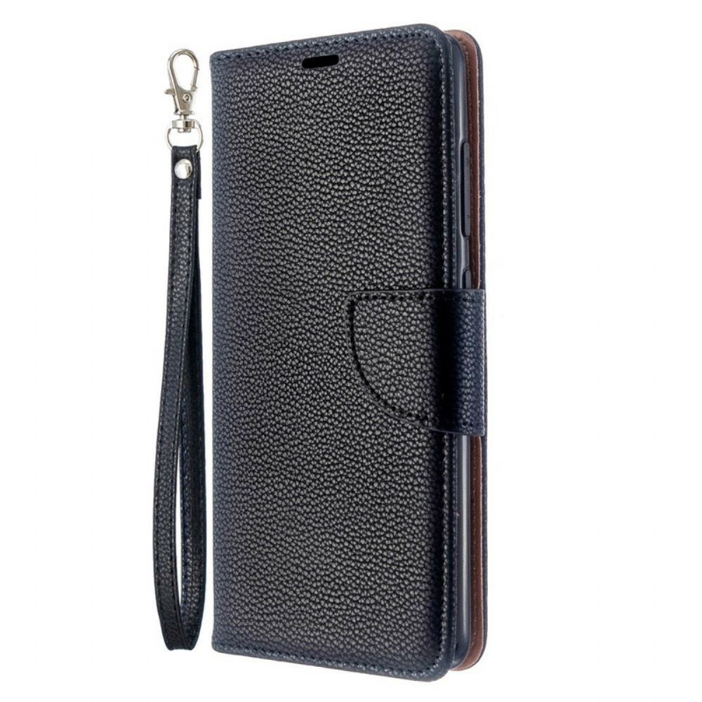 Flip Case Für Samsung Galaxy A51 Flip Case Litschi-klappe Schräg