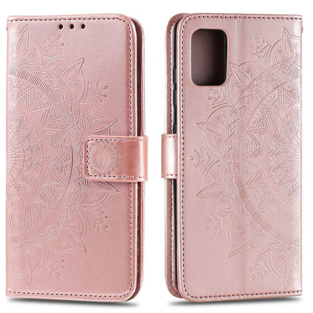 Flip Case Für Samsung Galaxy A51 Sonnen-mandala