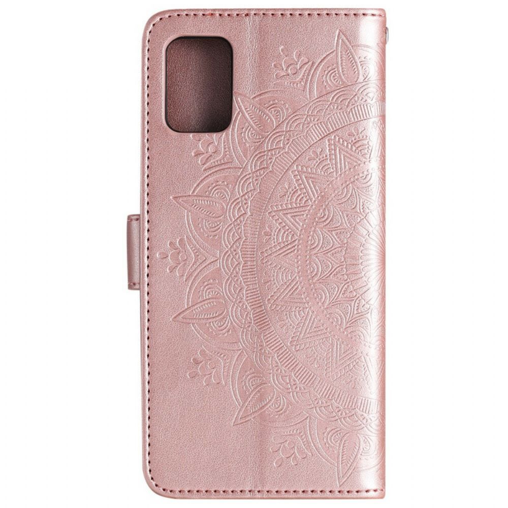 Flip Case Für Samsung Galaxy A51 Sonnen-mandala