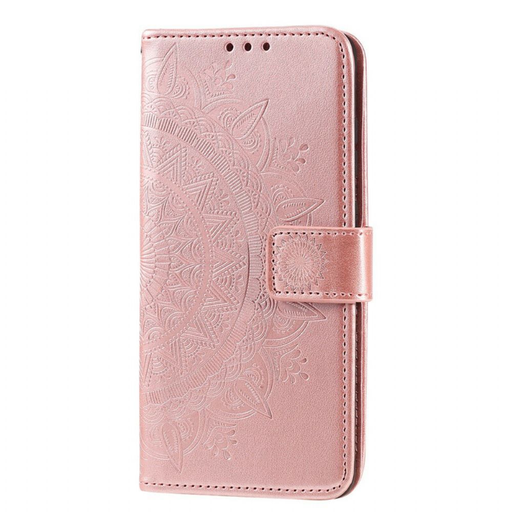 Flip Case Für Samsung Galaxy A51 Sonnen-mandala