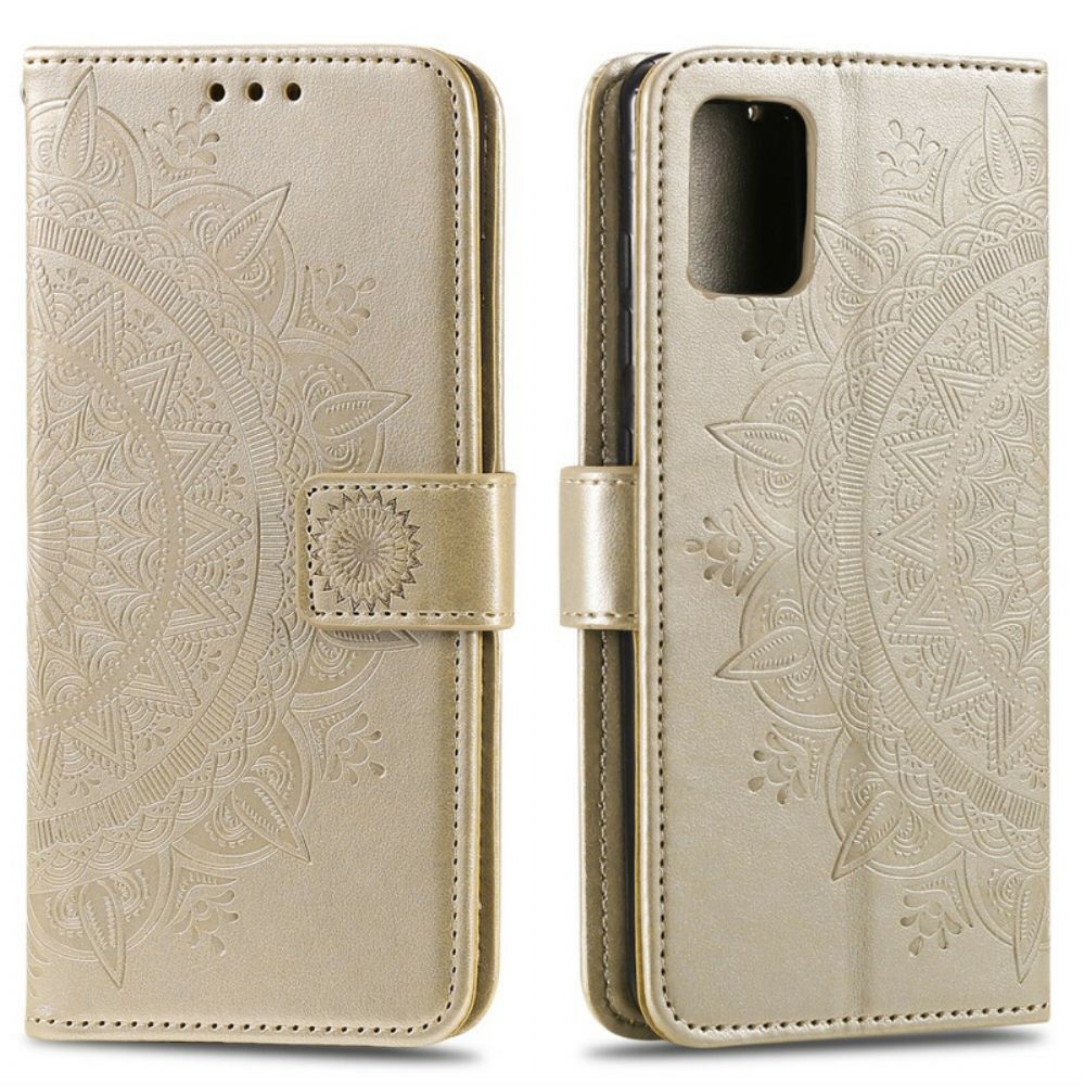 Flip Case Für Samsung Galaxy A51 Sonnen-mandala