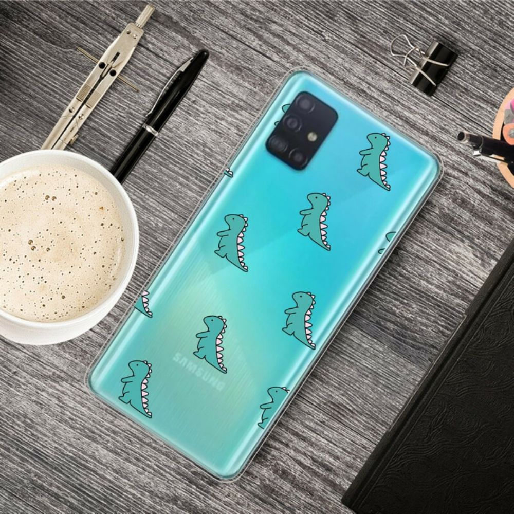 Handyhülle Für Samsung Galaxy A51 Dinosaurier