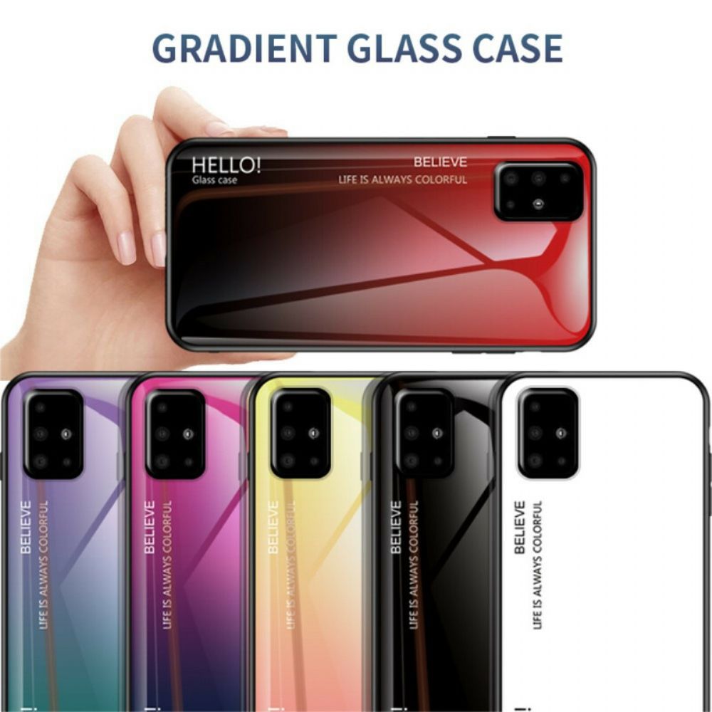 Handyhülle Für Samsung Galaxy A51 Hallo Tempered Glass