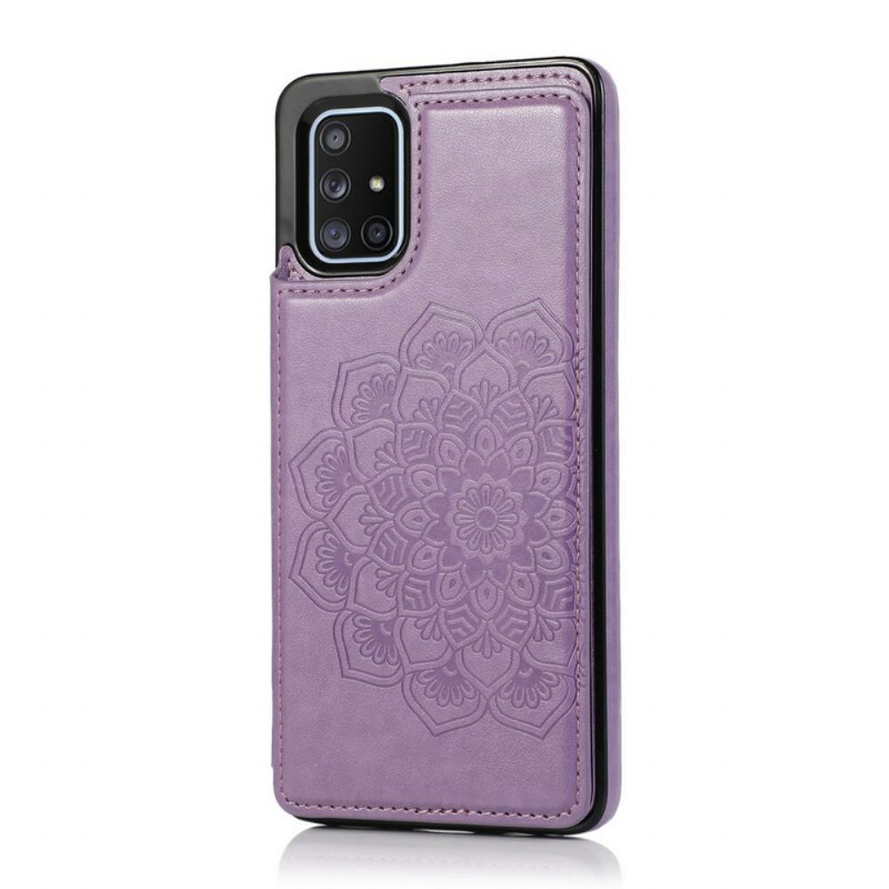 Handyhülle Für Samsung Galaxy A51 Kartenhalter Mit Mandala-print