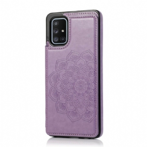 Handyhülle Für Samsung Galaxy A51 Kartenhalter Mit Mandala-print