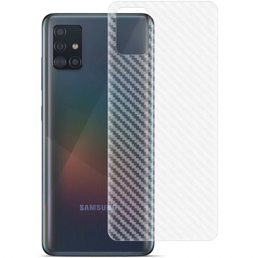 Hintere Schutzfolie Für Samsung Galaxy A51 Carbon Style Imak