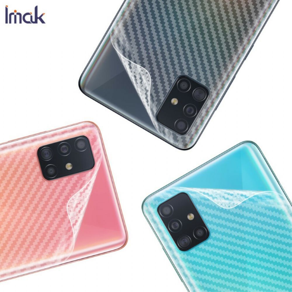 Hintere Schutzfolie Für Samsung Galaxy A51 Carbon Style Imak