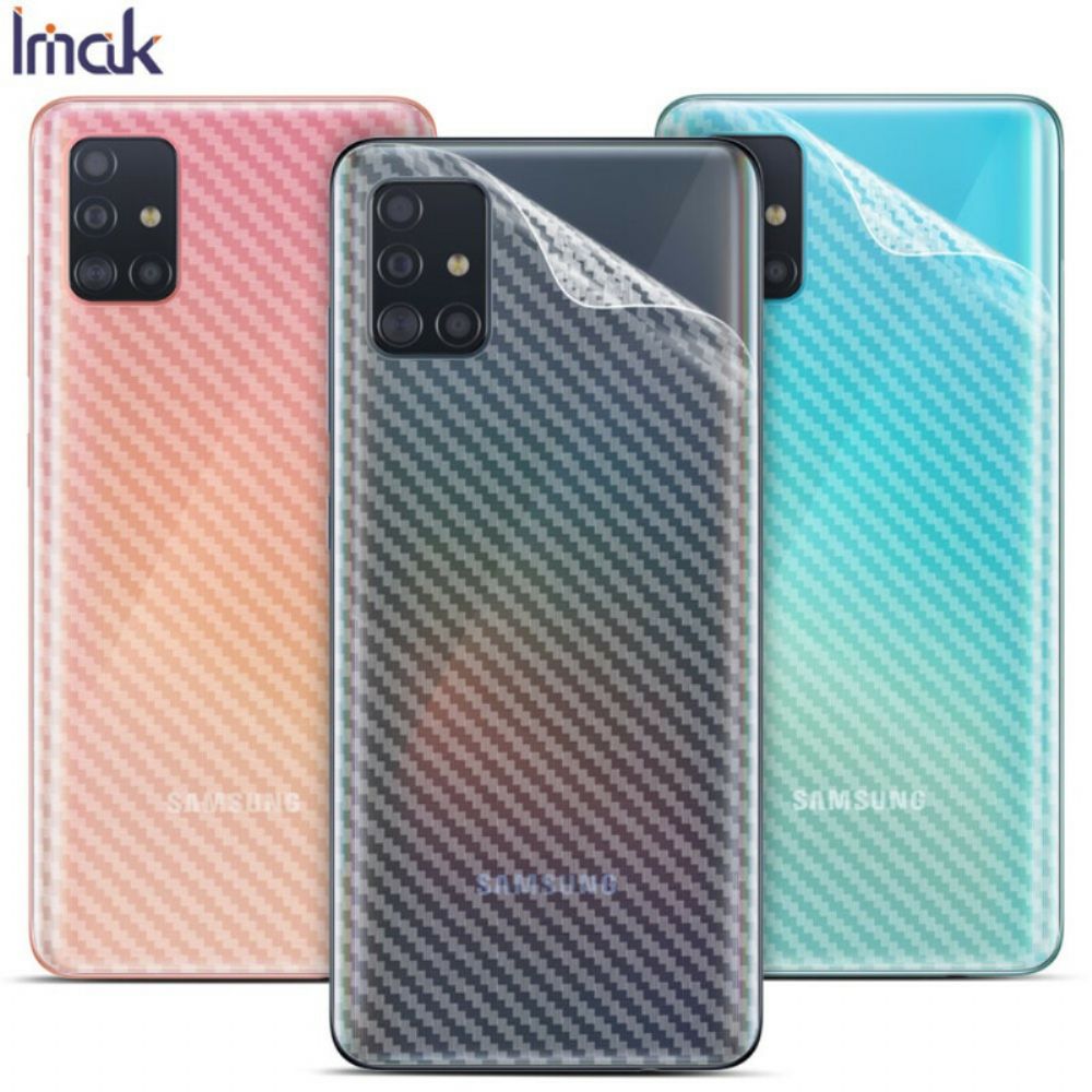 Hintere Schutzfolie Für Samsung Galaxy A51 Carbon Style Imak