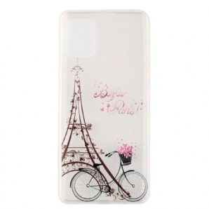 Hülle Für Samsung Galaxy A51 Bonjour Paris Transparent