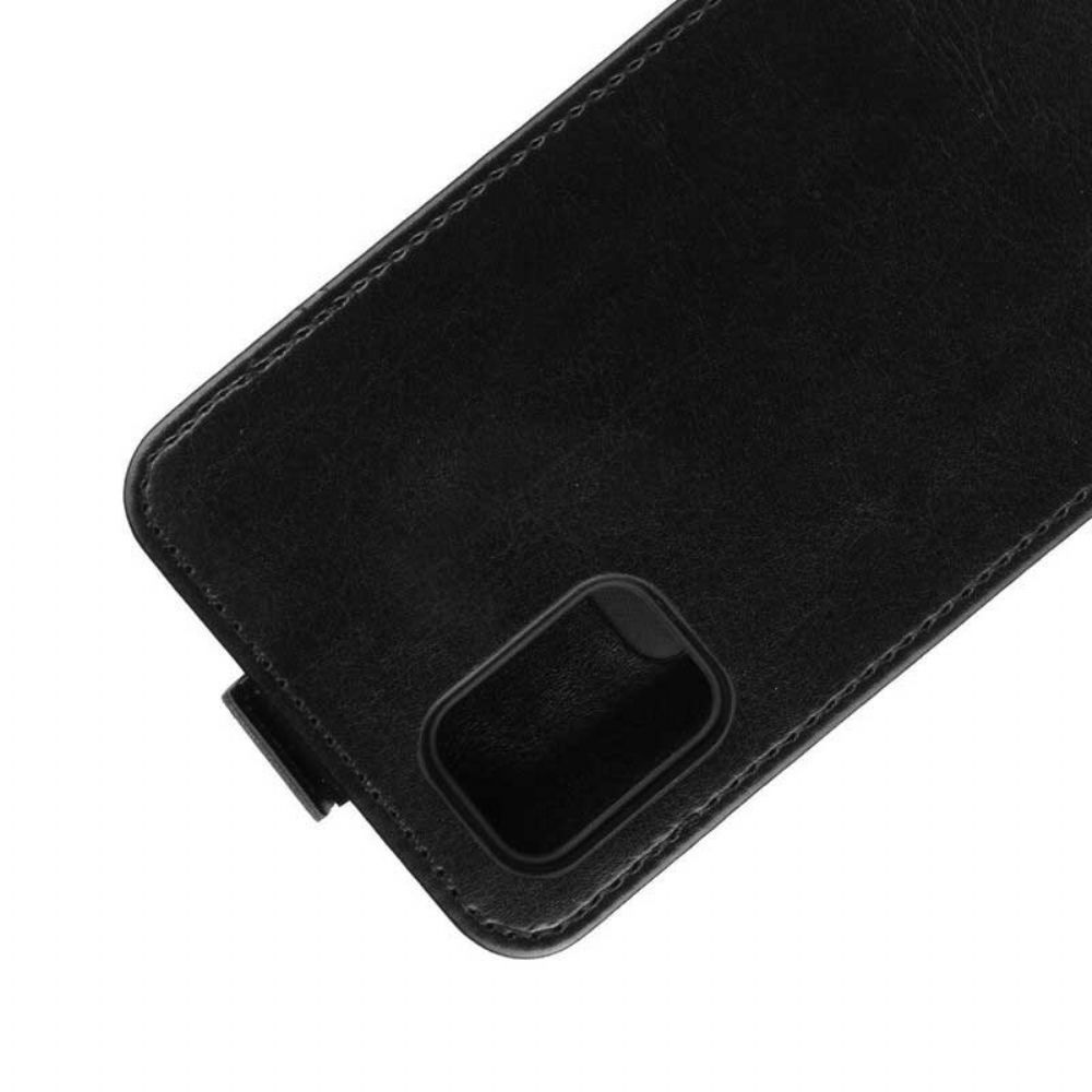 Lederhüllen Für Samsung Galaxy A51 Flip Case Faltbarer Ledereffekt