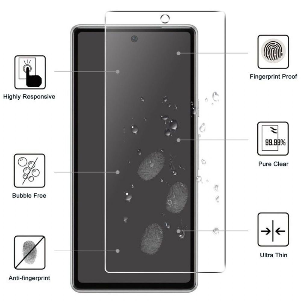 Displayschutz Aus Gehärtetem Glas Für Das Google Pixel 7A