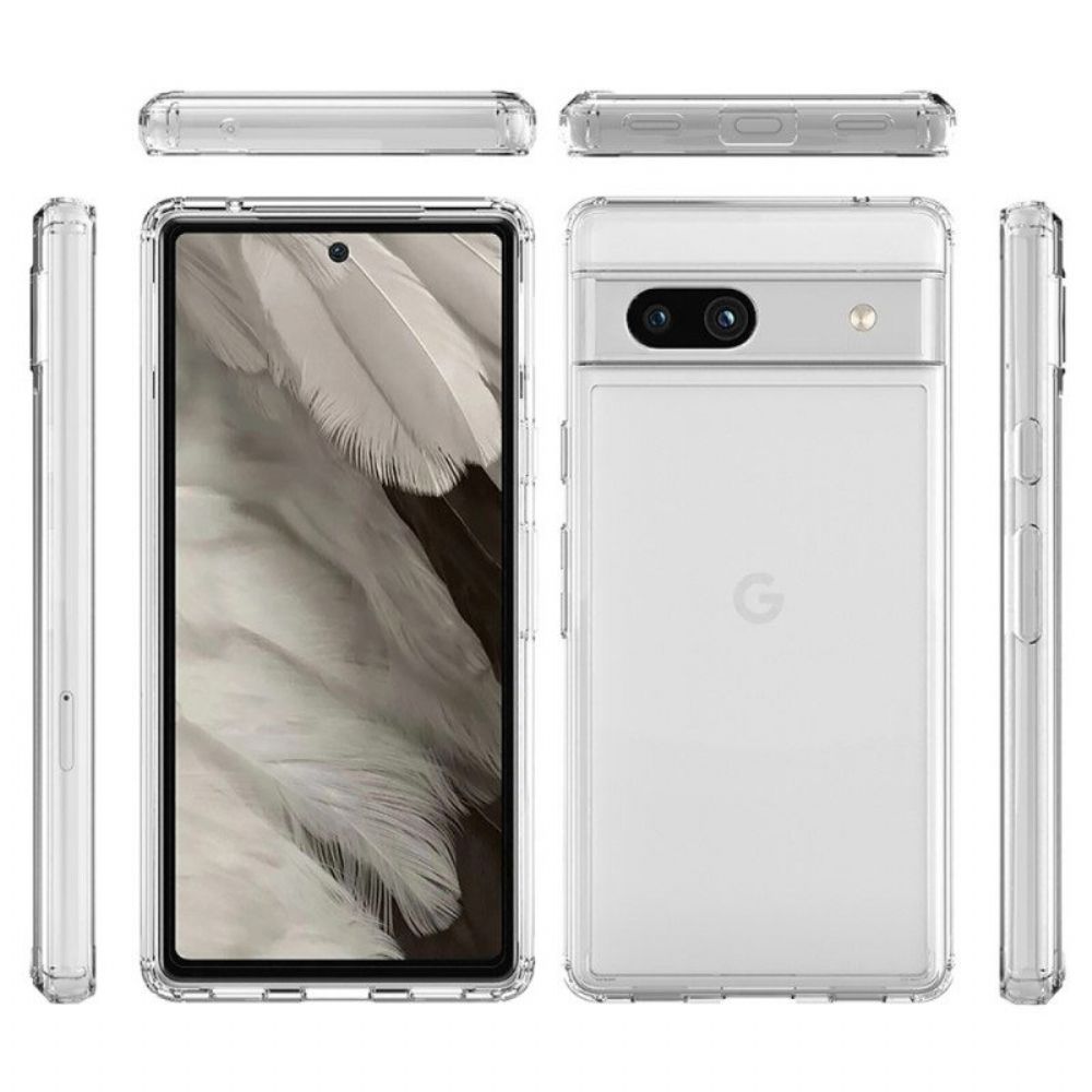 Handyhülle Für Google Pixel 7A Transparenter Anti-vergilbungsschutz