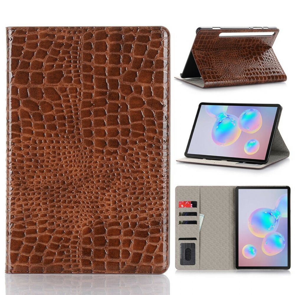 Case Für Samsung Galaxy Tab S6 Krokodil-textur