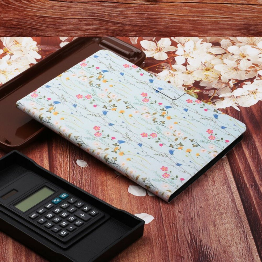 Flip Case Für Samsung Galaxy Tab S6 Blumen Blumen Blumen