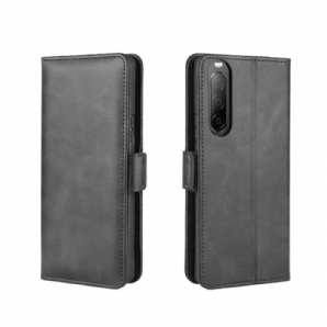 Flip Case Für Sony Xperia 10 II Flip Case Doppelklappe