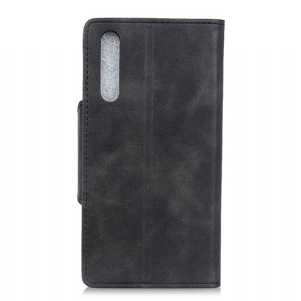 Flip Case Für Sony Xperia 10 II Vintage-knopf Aus Kunstleder