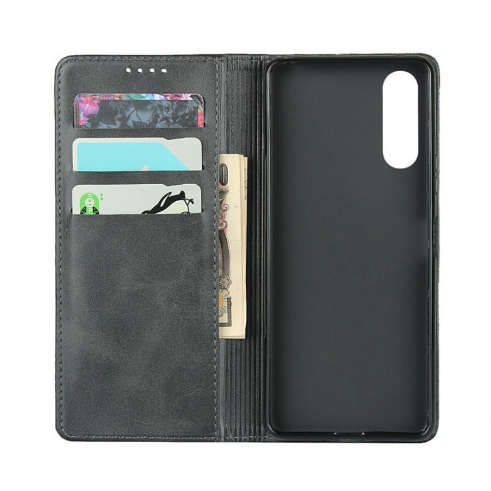 Schutzhülle Für Sony Xperia 10 II Flip Case Elegance Spaltleder